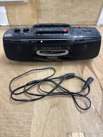 〈中古〉Panasonic ラジオカセット ブラック RX-FS22A-K
