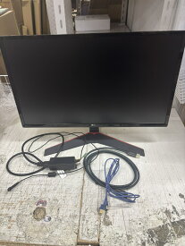 〈中古〉LG ゲーミング モニター ディスプレイ 24MP59G-P 23.8インチ/フルHD/IPS非光沢/1ms(MBR)/DisplayPort・HDMI・D-Sub