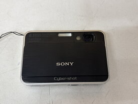 〈中古〉SONY デジタルカメラ Cyber-Shot(サイバーショット)T2 ブラック DSC-T2-B