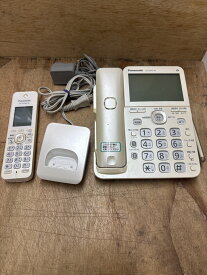 〈中古〉パナソニック RU・RU・RU デジタルコードレス電話機 子機1台付き 1.9GHz DECT準拠方式 VE-GD72DL-W（ジャンク品）