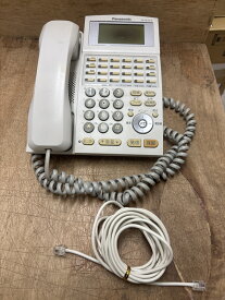 〈中古〉VB-F611K-W パナソニック La Relier ラ・ルリエ 電話機 ビジネスフォン [オフィス用品] [オフィス用品]（ジャンク品）