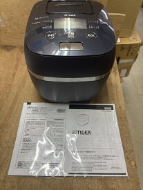 〈中古〉タイガー魔法瓶(TIGER) 炊飯器 3.5合 一人暮らし用 土鍋圧力IH ご泡火炊き 本土鍋 3段階炊き分け 音声ガイド 炊きたて ストーンブラック JPJ-G060KS（ジャンク品）