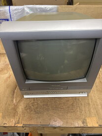 〈中古〉SHARP デュエット VT-14GH10 ビデオテレビ（ジャンク品）