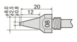 �y���m�d�@�Y�Ɓz goot �O�b�g �փm�Y�� ��0.8�i��:TP-100/200N-08