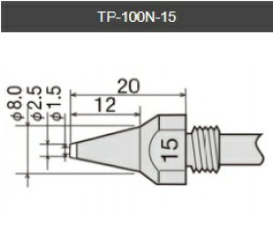 �y���m�d�@�Y�Ɓz goot �O�b�g �փm�Y�� ��1.5�i��:TP-100/200N-15