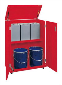 サカエ一斗缶保管庫（一斗缶・ペール缶兼用タイプ・固定式）KU-ITKC【お届け先が法人様か個人事業主様のみご注文可能】【キャンセル不可】※一部地域「送料別」
