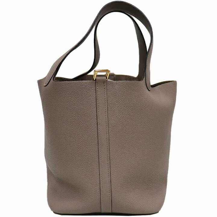楽天市場】【美品】エルメス HERMES ピコタンロック MM グリ 