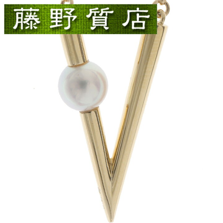 楽天市場】（新品仕上げ済）ミキモト MIKIMOTO Vコード パール  
