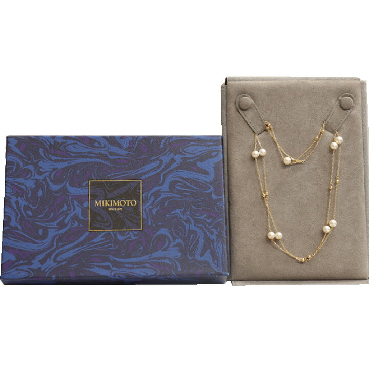 楽天市場】ミキモト MIKIMOTO ステーション パール ネックレス ロング 