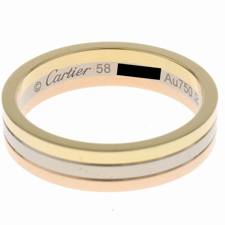 楽天市場】【美品】カルティエ CARTIER スリー カラー リング ルイ 