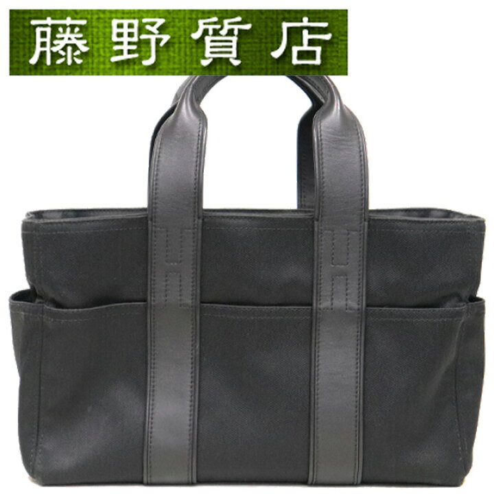 楽天市場】エルメス HERMES アカプルコ PM 黒 ブラック キャンバス 