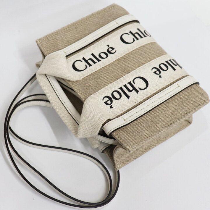 楽天市場】（未使用展示品）クロエ CHLOE ウッディ ミニ トート バッグ  