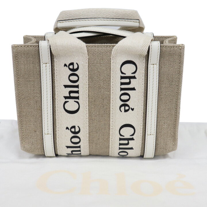 楽天市場】（未使用展示品）クロエ CHLOE ウッディ ミニ トート バッグ  