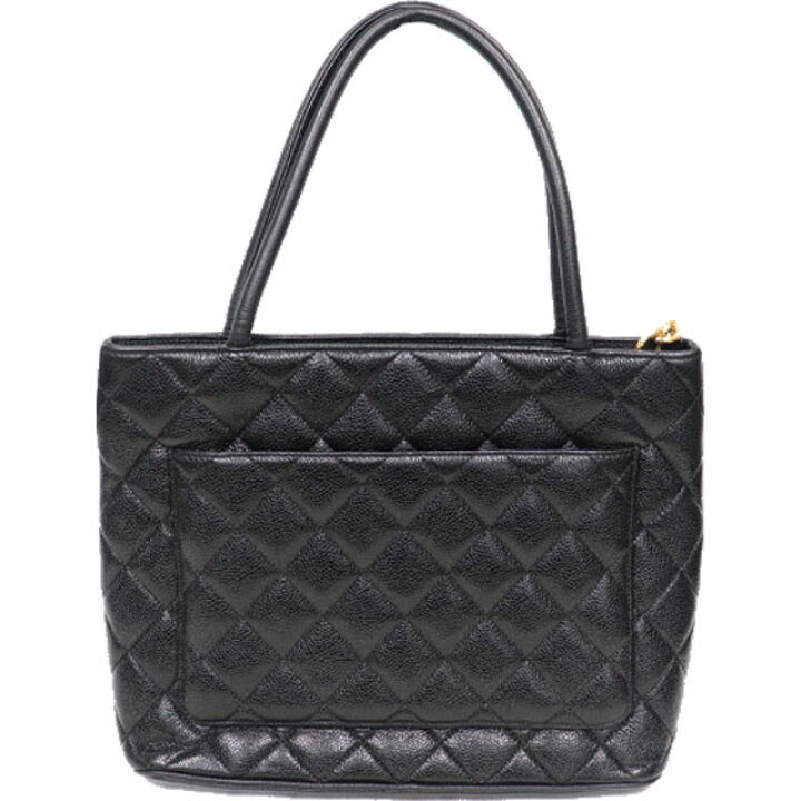 楽天市場】シャネル CHANEL 復刻 トート バッグ 黒 ブラック キャビア 