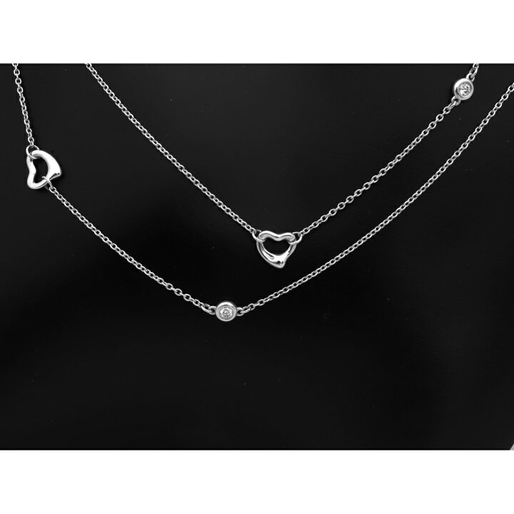 楽天市場】【美品】ティファニー TIFFANY バイザヤード オープンハート 