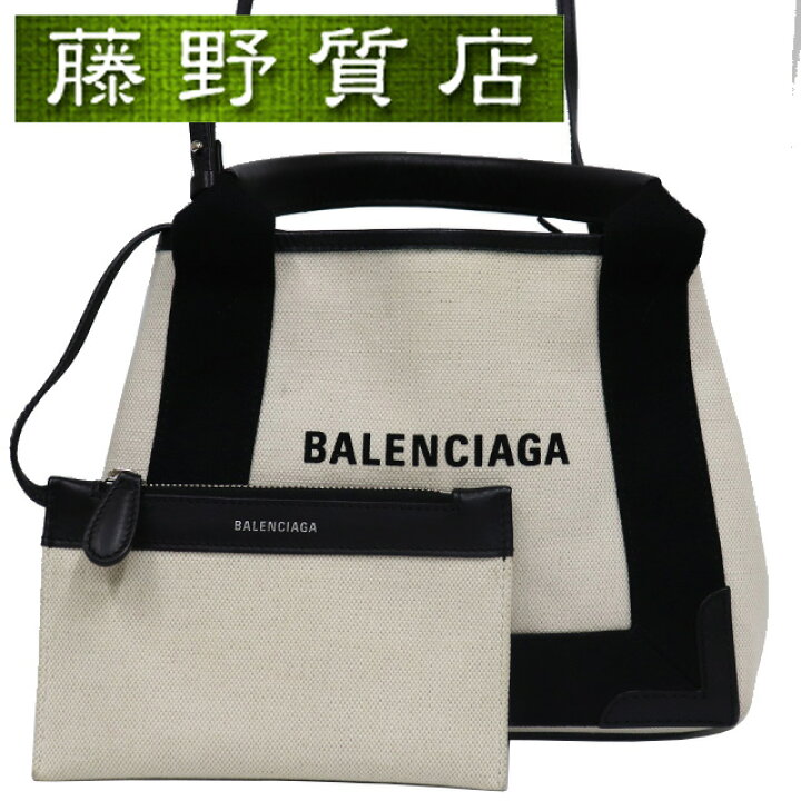 楽天市場】バレンシアガ BALENCIAGA ネイビーカバス XS トートバッグ  