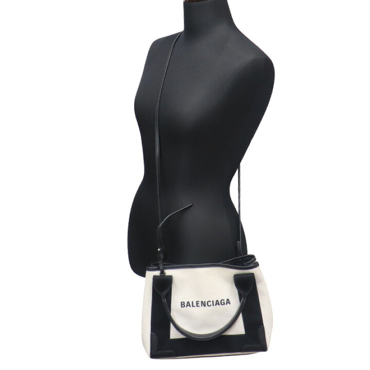 楽天市場】バレンシアガ BALENCIAGA ネイビーカバス XS トートバッグ  