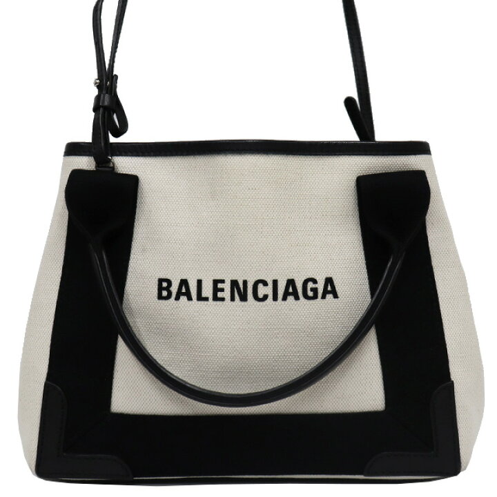 楽天市場】バレンシアガ BALENCIAGA ネイビーカバス XS トートバッグ  