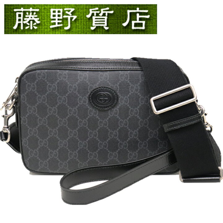 楽天市場】（美品）グッチ GUCCI インターロッキングG付き クロス  