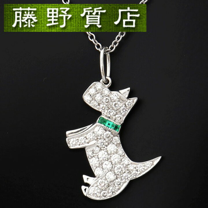 楽天市場】【美品】 ティファニー TIFFANY ドッグチャームネックレス 