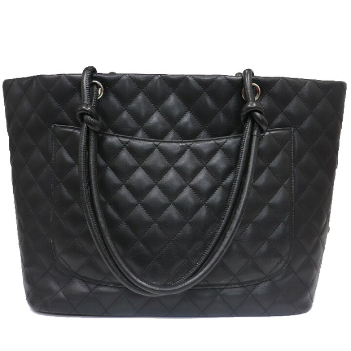 楽天市場】シャネル CHANEL カンボン ラージ トート バッグ ショルダー  