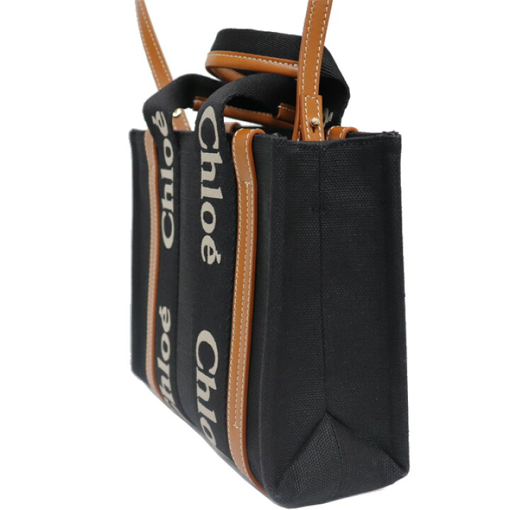 楽天市場】(美品）クロエ CHLOE ウッディ スモール トート バッグ  