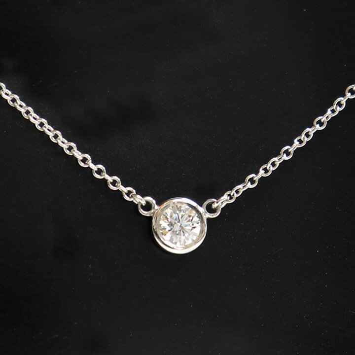 楽天市場】(美品）ティファニー TIFFANY バイザヤード ネックレス 1PD 