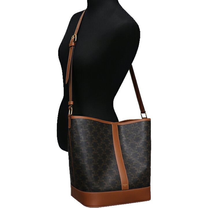 楽天市場】（美品）セリーヌ CELINE ミディアム バケット 191132CAS  