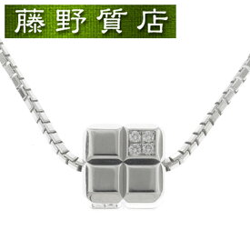 【新品仕上げ済】ショパール Chopard アイスキューブ ダイヤ ネックレス K18WG ホワイトゴールド×ダイヤモンド 8923