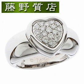 【新品仕上げ済】ピアジェ PIAGET ドール ハート ダイヤ リング パヴェダイヤ 指輪 #52 約11.5号 K18 WG × ダイヤモンド 8686