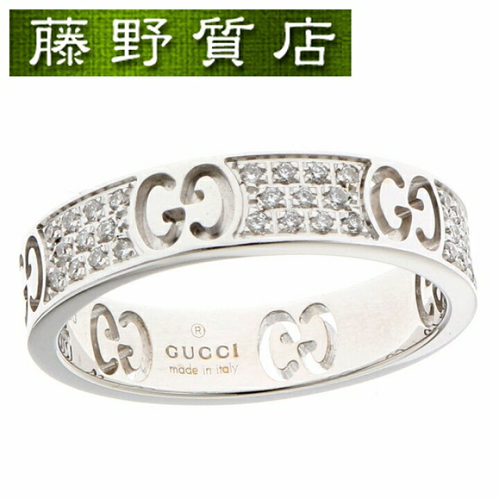 楽天市場】(美品) グッチ GUCCI GG アイコン リング スターダスト  