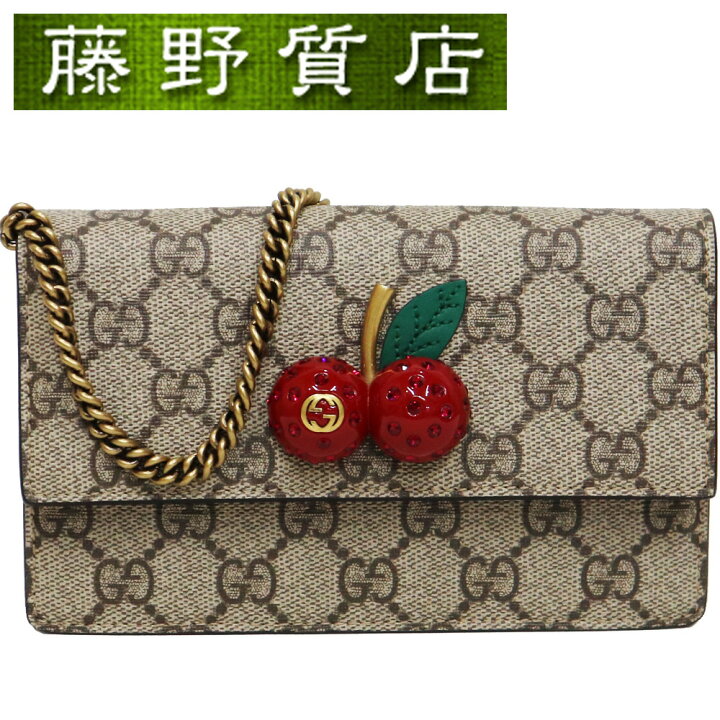 楽天市場】【送料無料】【未使用】グッチ GUCCI チェーンショルダー  