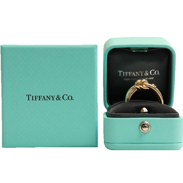 楽天市場】(新品仕上げ済）ティファニー TIFFANY ノット ダブル ロウ 