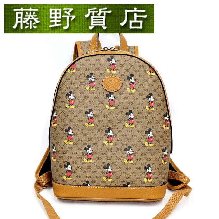 楽天市場】（未使用展示品）グッチ GUCCI ミッキー リュック バック  