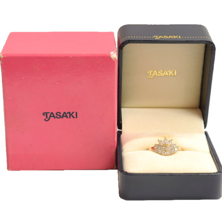 楽天市場】(新品仕上げ済）タサキ TASAKI 田崎 ダイヤ リング 指輪 約  