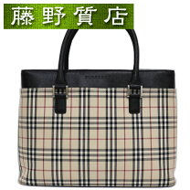 楽天市場】urberry バーバリー ノバチェック チェック柄 トートバッグ 
