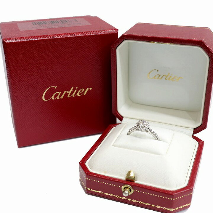 楽天市場】【美品】カルティエ CARTIER デスティネ ソリテール ダイヤ 