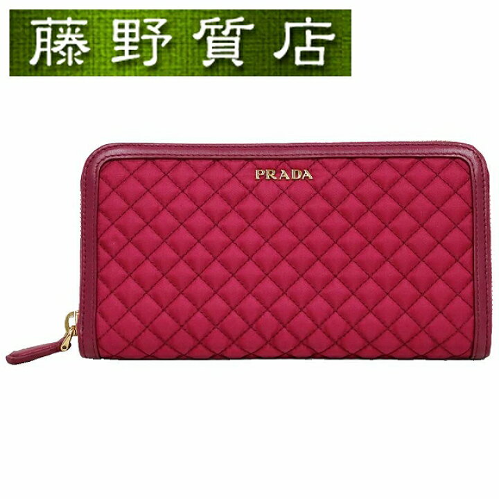 楽天市場】(未使用展示品)プラダ PRADA ラウンドファスナー長財布 