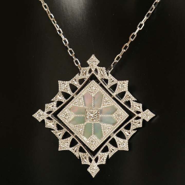 楽天市場】（美品）ミキモト MIKIMOTO コルテージュ シェル ダイヤ 