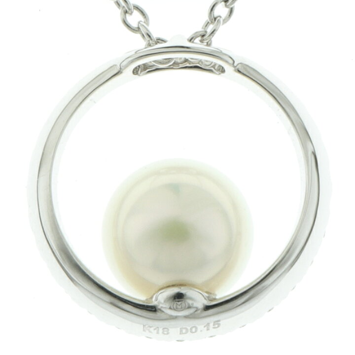 楽天市場】（美品）ミキモト MIKIMOTO サークル パール ダイヤ  