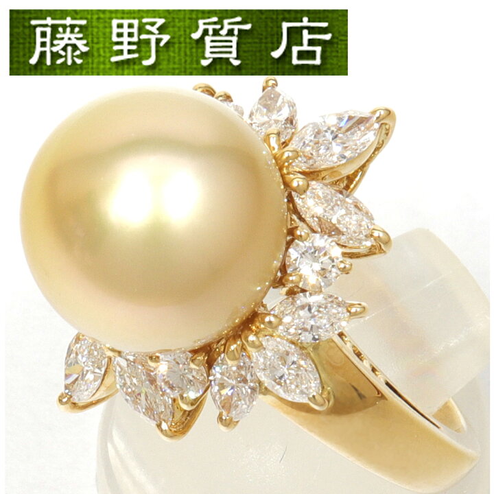 楽天市場】(新品仕上げ済) 希少 ミキモト MIKIMOTO ゴールデン パール  