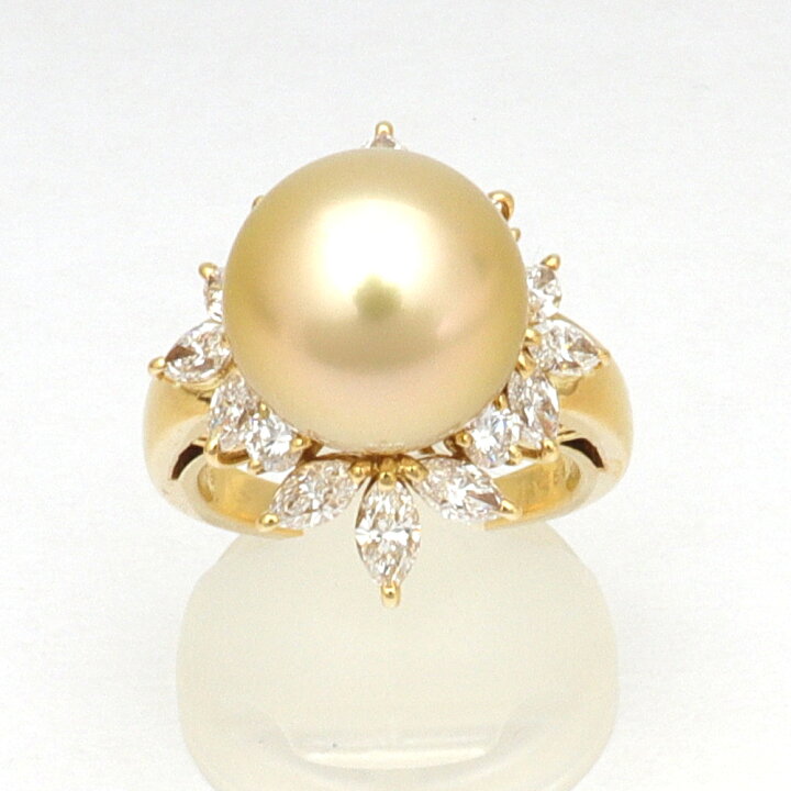 楽天市場】(新品仕上げ済) 希少 ミキモト MIKIMOTO ゴールデン パール 