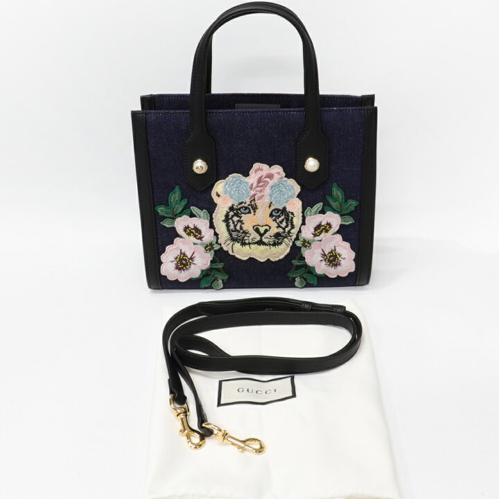 楽天市場】（未使用展示品）グッチ GUCCI タイガー エンブロイダリー 