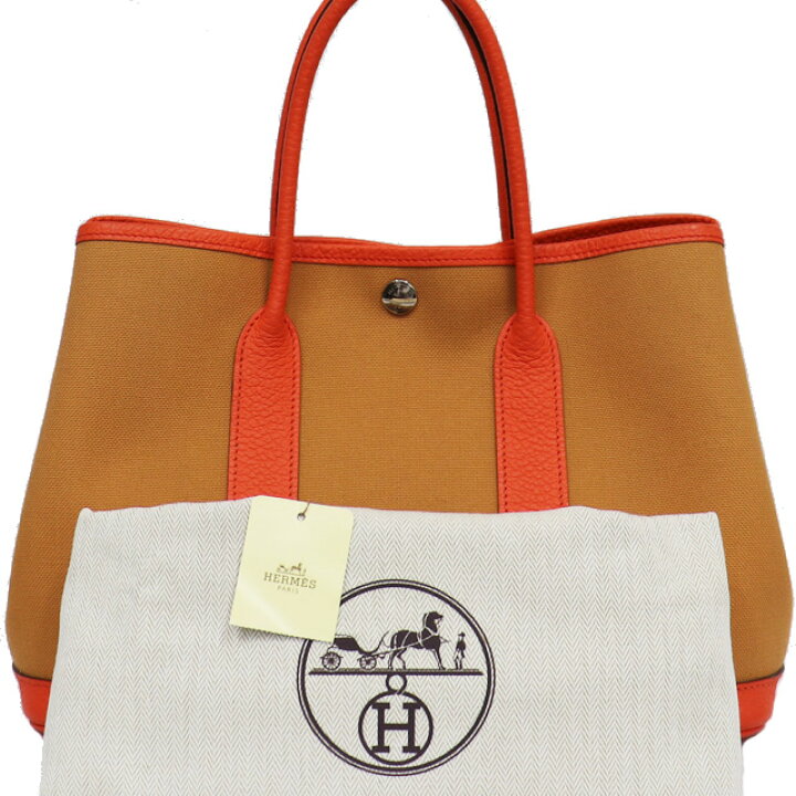 楽天市場】（美品）エルメス HERMES ガーデンパーティ TPM トワル 