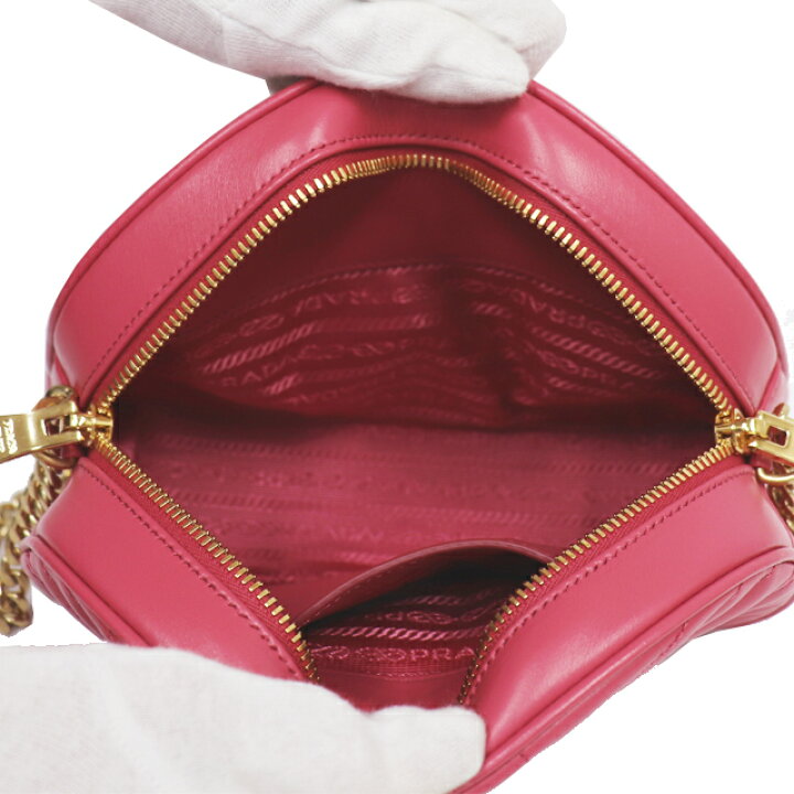楽天市場】【美品】プラダ PRADA チェーン ショルダー バック レザー  