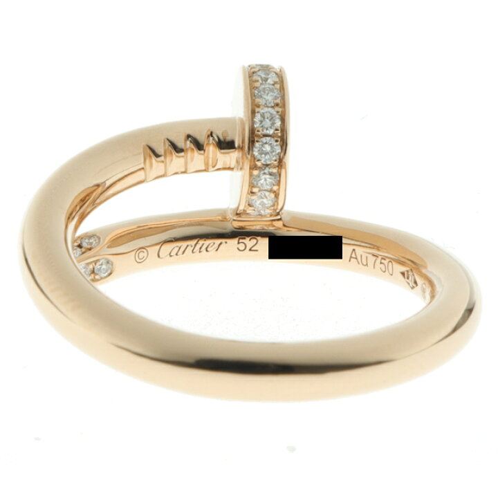 楽天市場】カルティエ CARTIER ジュスト アンクル リング #52 指輪 K18  