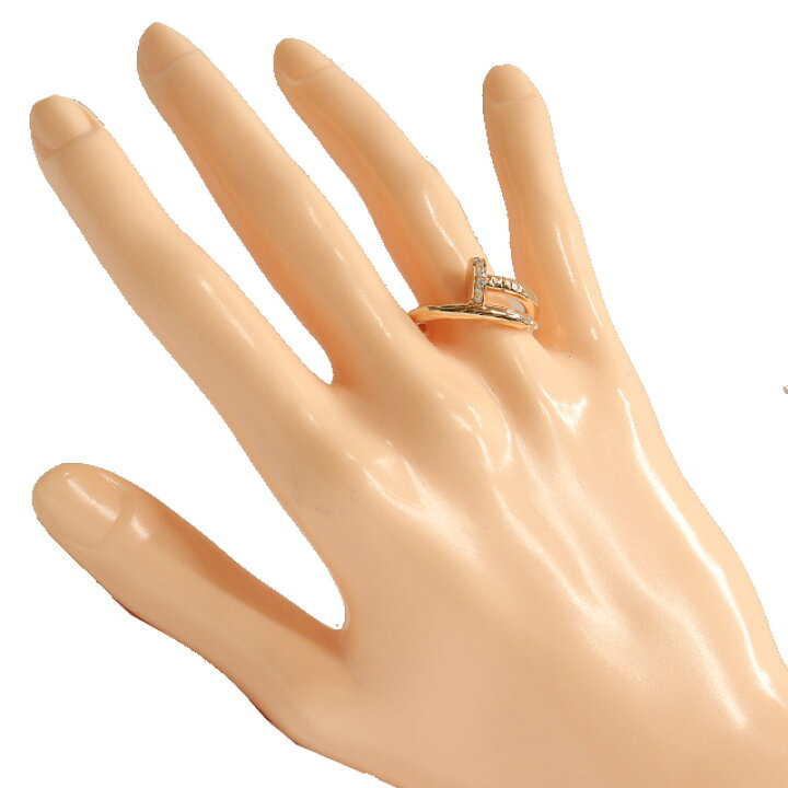 楽天市場】カルティエ CARTIER ジュスト アンクル リング #52 指輪 K18  