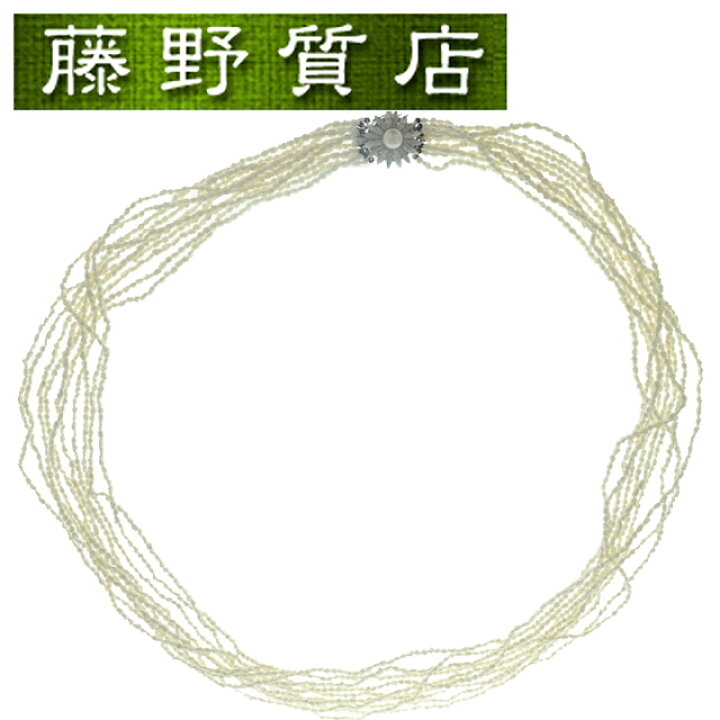 楽天市場】ミキモト MIKIMOTO 10連 淡水パール ネックレス K14 WG  