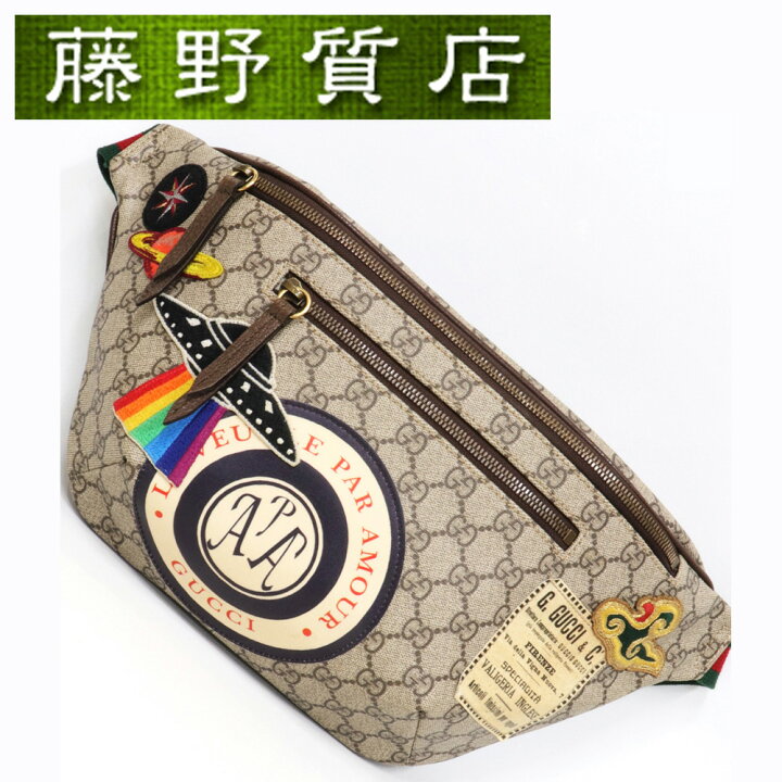 楽天市場】【送料無料】【美品】グッチ GUCCI クーリエ ベルトバッグ 