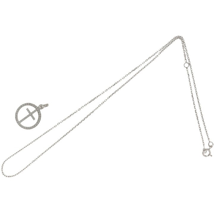 楽天市場】ショーメ CHAUMET アクロシュクール クロスネックレス K18 